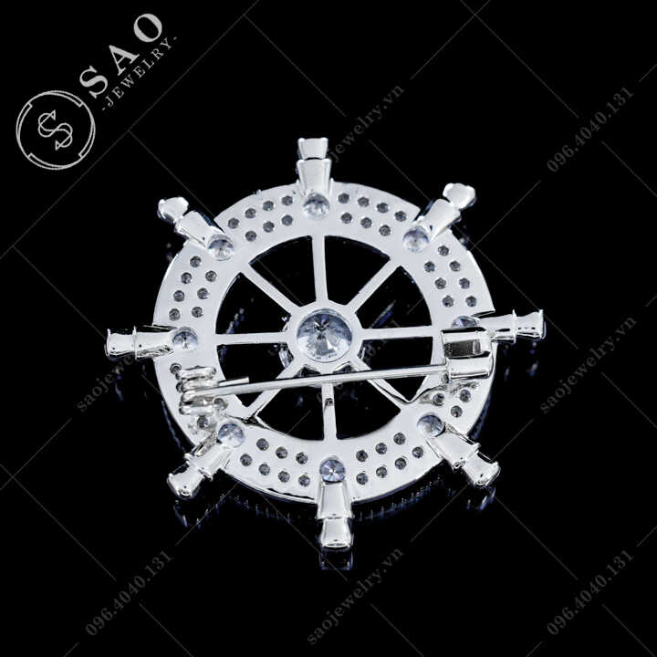 Ghim Cài Bánh Lái Đại Dương C828 Ghim Cài Bánh Lái Đại Dương C828