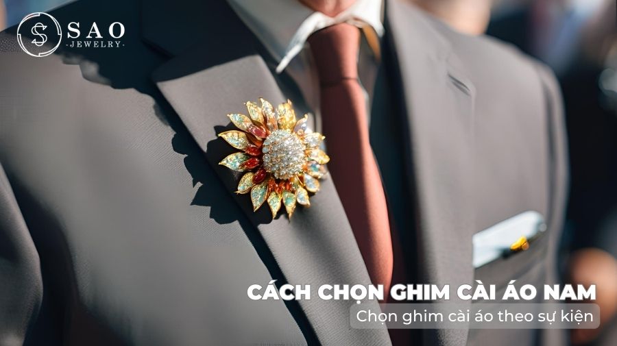 Chọn ghim cài áo theo sự kiện