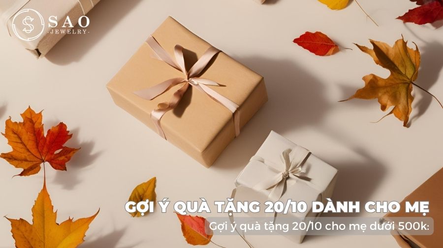 Gợi ý quà tặng 20/10 cho mẹ dưới 500k