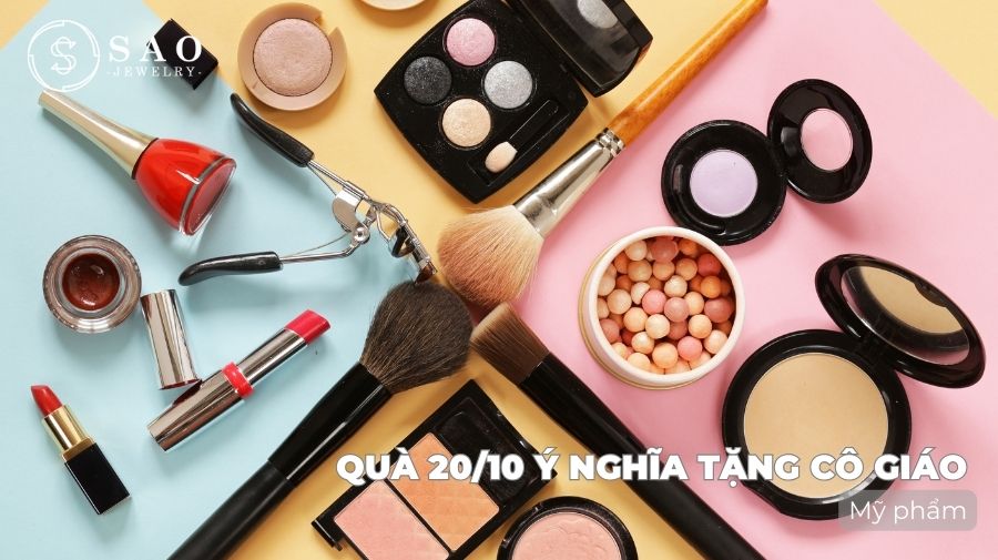 Món quà 20/10 thiết thực và phổ biến - Mỹ phẩm