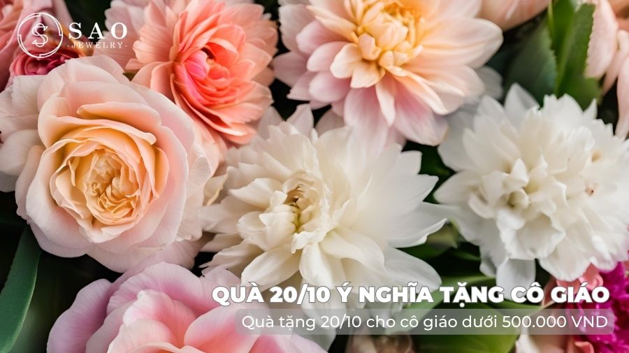 Quà tặng 20/10 cho cô giáo dưới 500.000 VND