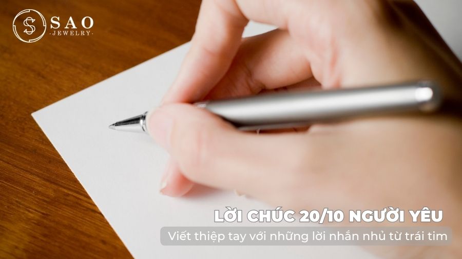 Viết thiệp tay với những lời nhắn nhủ từ trái tim